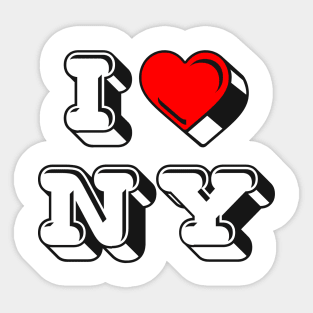 I love NY Sticker